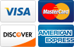 VISA MasterCard Discover American Express
